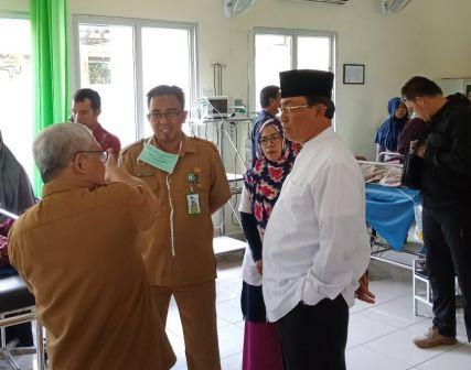 Bupati Inhil Kunjungi Pasien RSUD Puri Husada Tembilahan